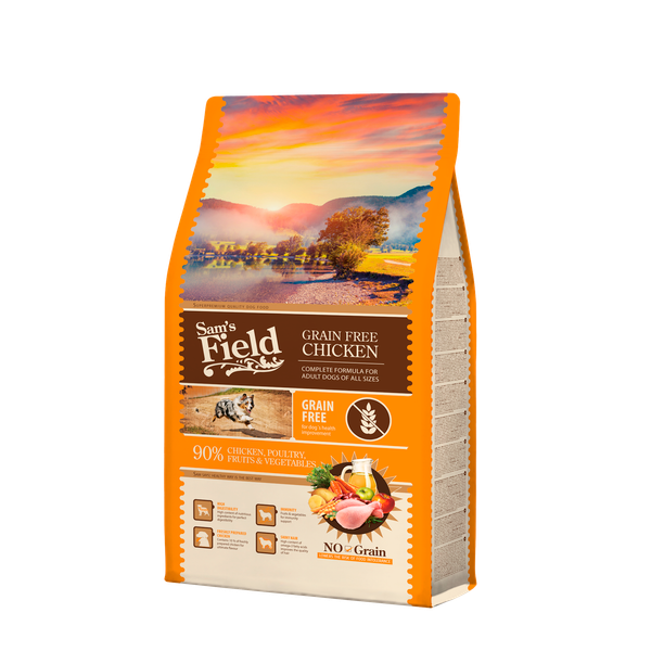 Afbeelding Sam's Field High Meat & Grain Free Vlees - Hondenvoer - 2.5 kg door Petsplace.nl