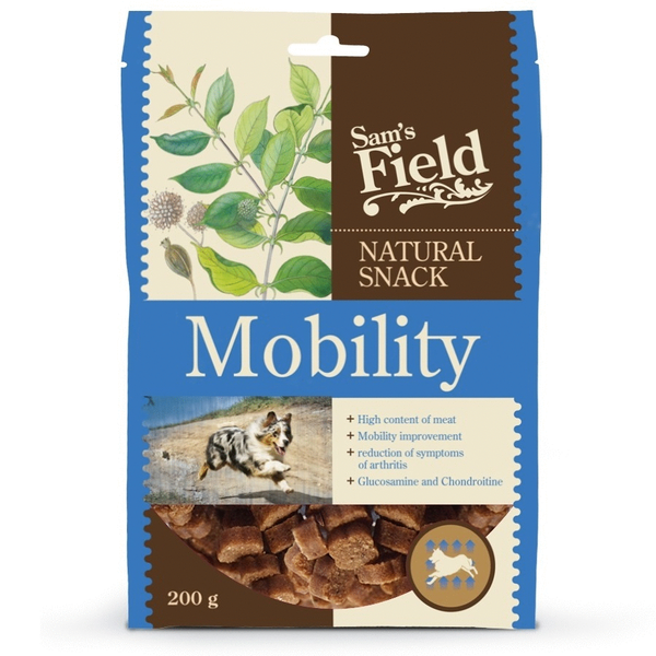 Afbeelding Sam's Field Natural Snack Mobility - Hondensnacks - 200 g door Petsplace.nl