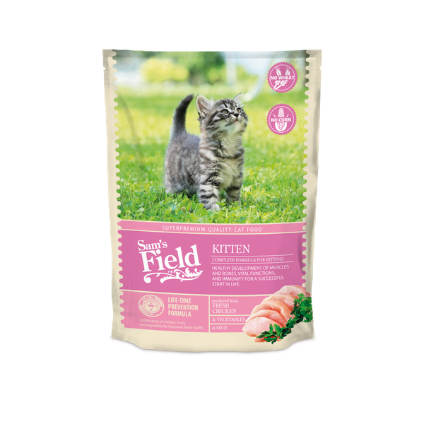 Afbeelding Sam's Field Cat Kitten - Kattenvoer - 400 g door Petsplace.nl