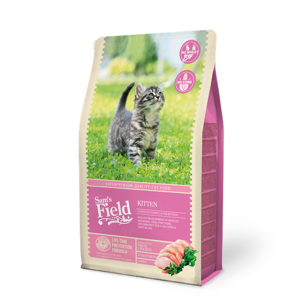 Afbeelding Sam's Field Cat Kitten - Kattenvoer - 2.5 kg door Petsplace.nl