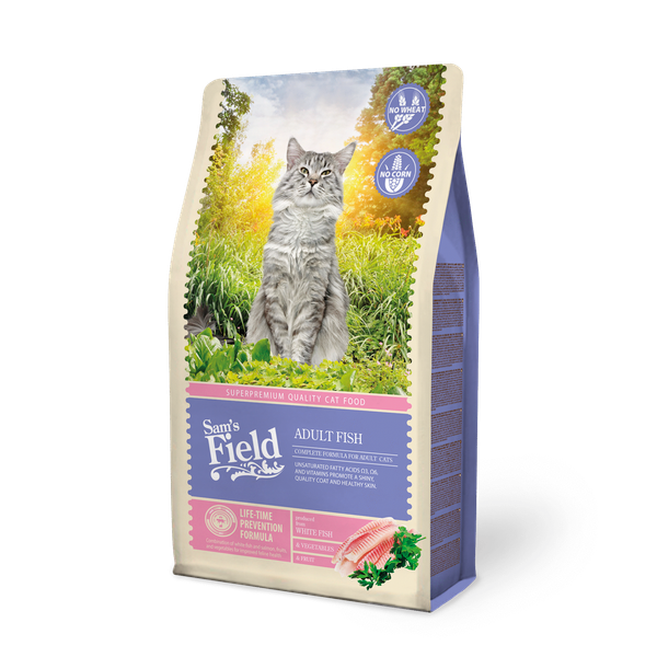 Afbeelding Sam's Field Cat Adult Vis - Kattenvoer - 2.5 kg door Petsplace.nl