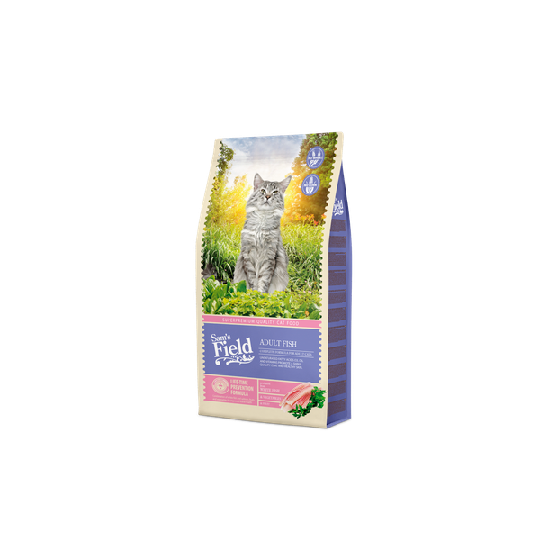 Afbeelding Sam's Field Cat Adult Vis - Kattenvoer - 7.5 kg door Petsplace.nl