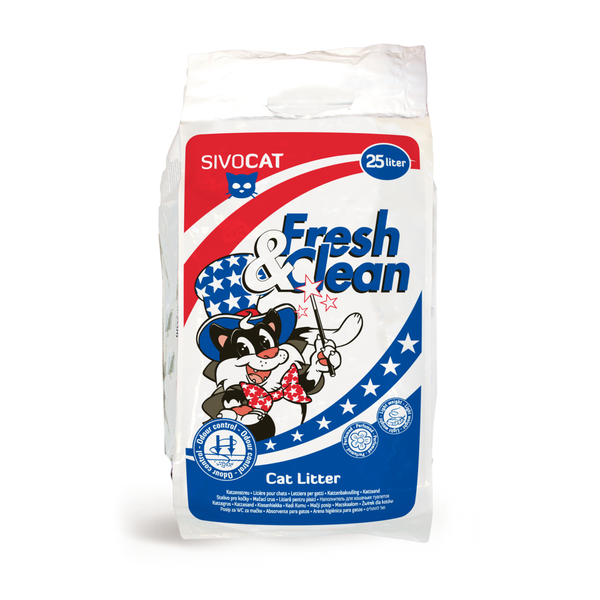 Afbeelding Fresh & Clean Cat Litter - Kattenbakvulling - 25 l door Petsplace.nl