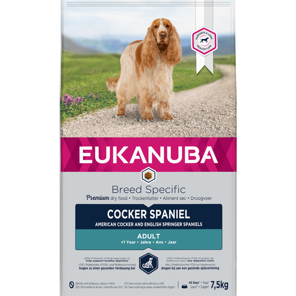Eukanuba Cocker Spaniel hondenvoer 7.5 kg