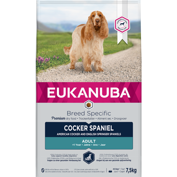 Afbeelding Eukanuba Cocker Spaniel hondenvoer 7.5 kg door Petsplace.nl