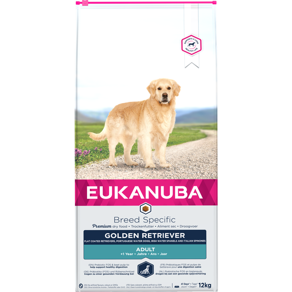 Afbeelding Eukanuba Golden Retriever hondenvoer 12 kg door Petsplace.nl