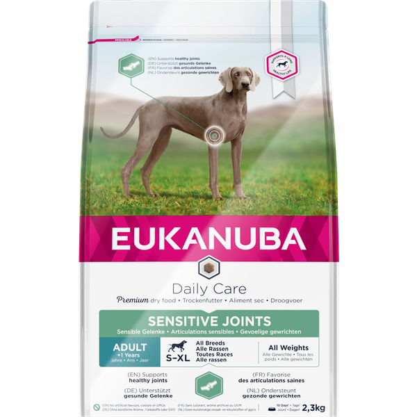Afbeelding Eukanuba Daily Care Sensitive Joints hondenvoer 2,3 kg door Petsplace.nl