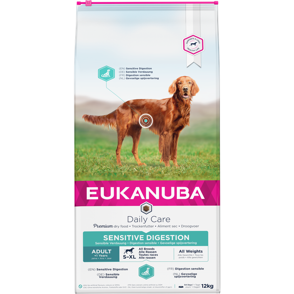Eukanuba Daily Care Sensitive Digestion hondenvoer 12 kg
