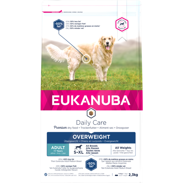 Afbeelding Eukanuba Daily Care Overweight hondenvoer 2,3 kg door Petsplace.nl