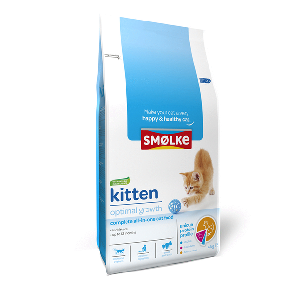 Afbeelding Smolke Kitten - Kattenvoer - 4 kg door Petsplace.nl