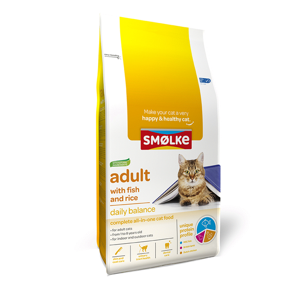 Afbeelding SM KAT ADULT FISH&RICE 10KG 00001 door Petsplace.nl