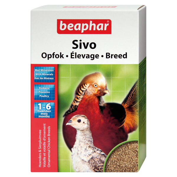 Afbeelding Beaphar Sivo Opfok - Kippenvoer - 1 kg door Petsplace.nl