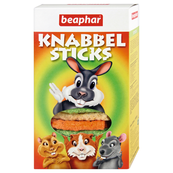 Afbeelding Beaphar Knabbelsticks - Knaagdiersnack - 150 g door Petsplace.nl