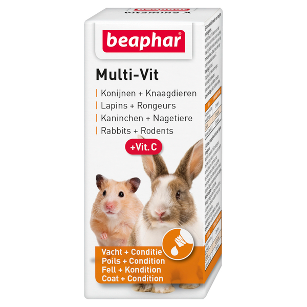 Beaphar Multi Vitamine Knaagdier Supplement 20 ml