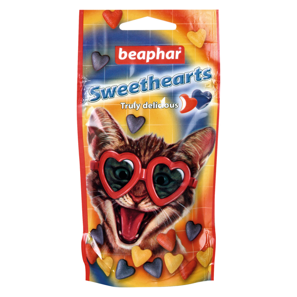 Afbeelding Beaphar Sweethearts - Kattensnack - Mix 150 stuks door Petsplace.nl