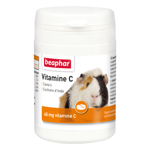 Beaphar Vitamine C Tabletten Supplement Sinaasappel 180 stuks
