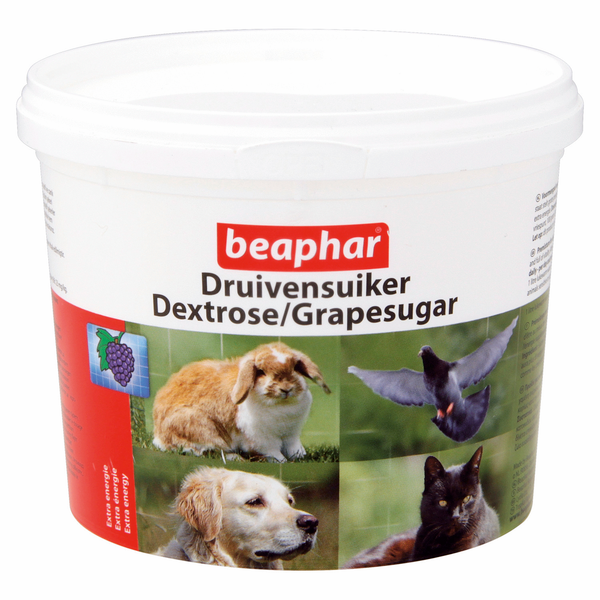 Afbeelding Beaphar Druivensuiker hond en kat 500 gram door Petsplace.nl