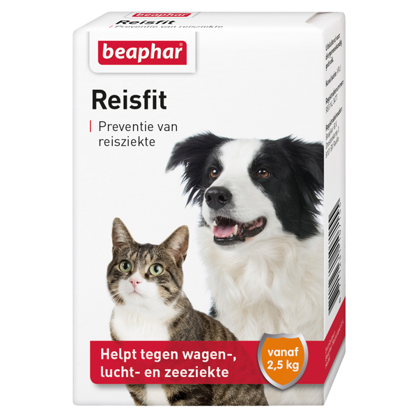 Afbeelding Beaphar Reisfit voor hond en kat 10 Tabletten door Petsplace.nl