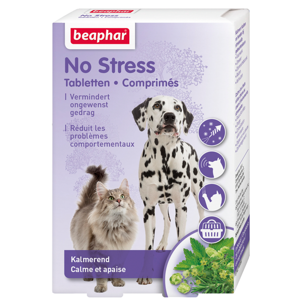 Beaphar No Stress Tabletten voor Hond en Kat 20 tabletten