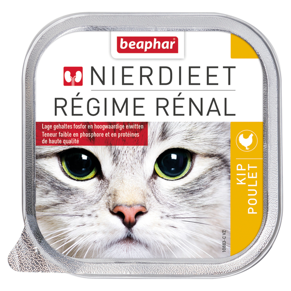 Afbeelding Beaphar Nierdieet Kat 100 g - Kattenvoer - Kip door Petsplace.nl