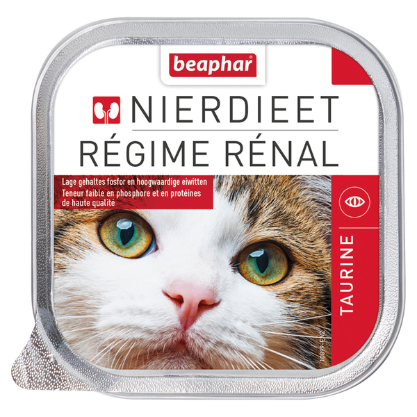 Afbeelding Beaphar Nierdieet Kat 100 g - Kattenvoer - Taurine door Petsplace.nl