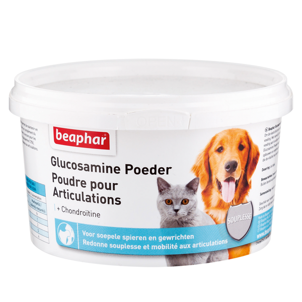 Afbeelding Beaphar Glucosamine Poeder voor hond en kat 300 gram door Petsplace.nl