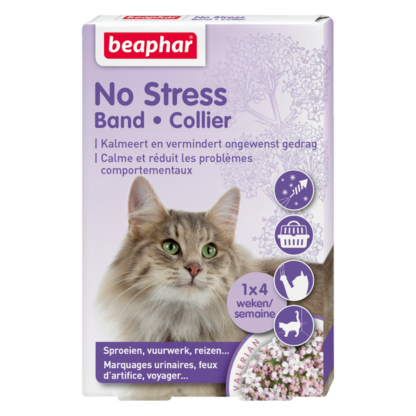 Afbeelding Beaphar No Stress Band voor de kat Per stuk door Petsplace.nl