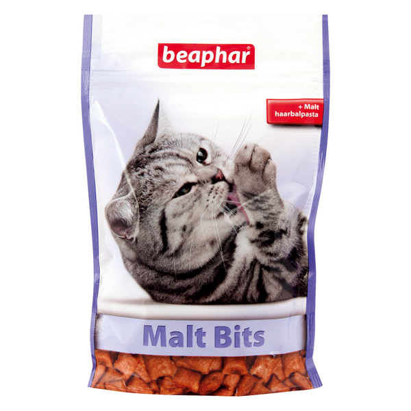 Afbeelding Beaphar Malt- Bits Naturel - Kattensnack - 150 g door Petsplace.nl