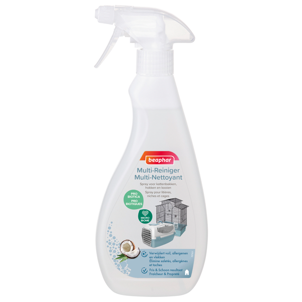 Afbeelding Beaphar Multi-Reiniger - Kattenbakreinigingsmiddelen - 500 ml door Petsplace.nl