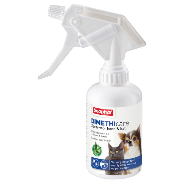 Afbeelding Beaphar Dimethicare Spray voor hond en kat 250 ml door Petsplace.nl