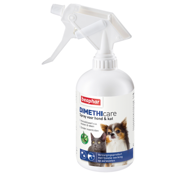 Afbeelding Beaphar Dimethicare Spray voor hond en kat 500 ml door Petsplace.nl