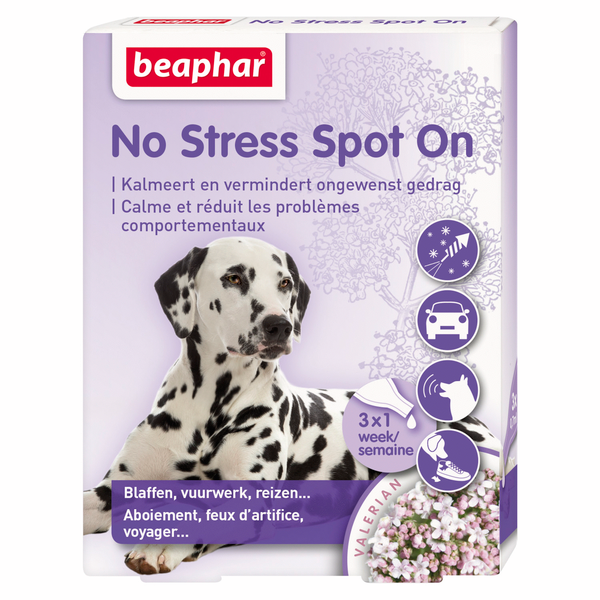 Afbeelding Beaphar No Stress Spot On Hond 3 pipetten door Petsplace.nl