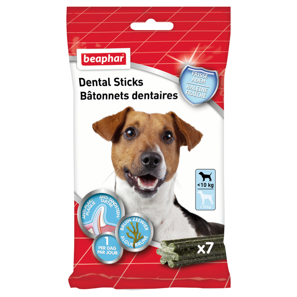 Beaphar Dental Sticks kleine hond 1 x 7 sticks