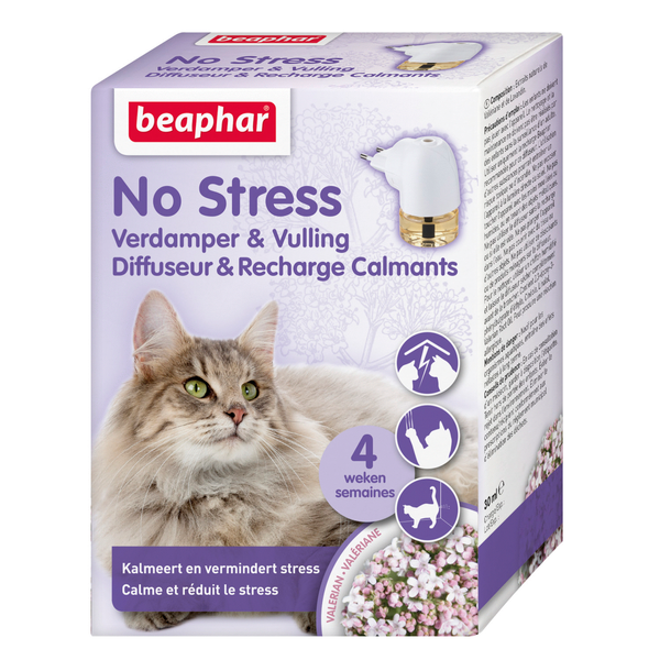 Beaphar No Stress Verdamper + vulling kat Per stuk