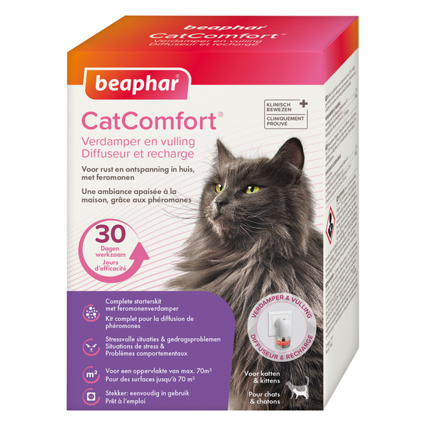 Beaphar CatComfort - Starterskit - Verdamper en Vulling - 48 ml