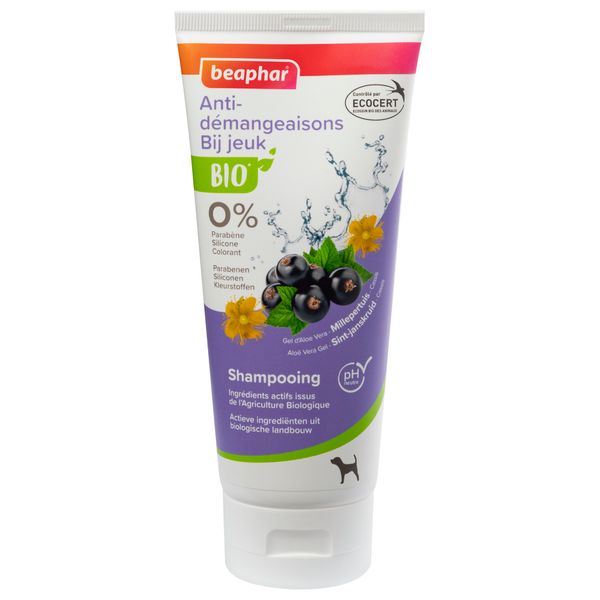 Beaphar Bio Shampoo Tube Bij Jeuk - Hondenvachtverzorging - 200 ml