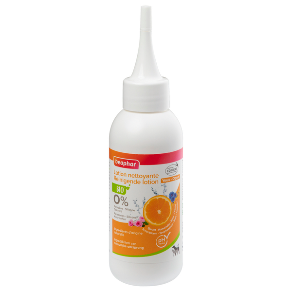 Afbeelding Beaphar Bio Reinigende Lotion Ogen - Oogverzorgingsmiddel - 100 ml door Petsplace.nl