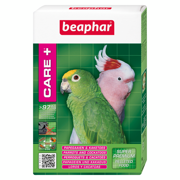 Afbeelding Beaphar Care Plus Papegaai & Kaketoevoer - Vogelvoer - 1 kg door Petsplace.nl