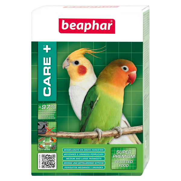 Afbeelding Beaphar Care Plus Gropar Parkietenvoer - Vogelvoer - 500 g door Petsplace.nl