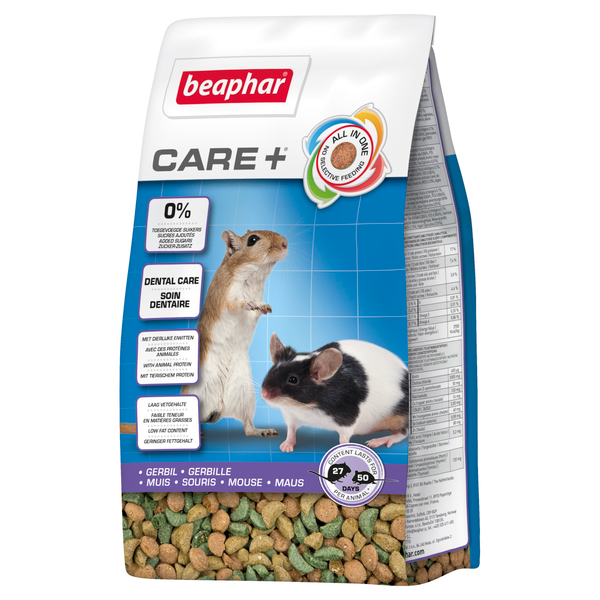 Afbeelding Beaphar Care+ Gerbil - 250 g door Petsplace.nl
