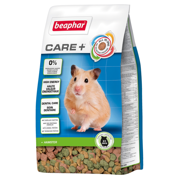 Afbeelding BEA CARE+ HAMSTER 250GR 00001 door Petsplace.nl