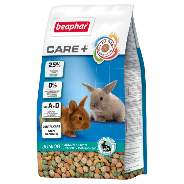 Afbeelding BEA CARE+ KONIJN JUNIOR 250GR 00001 door Petsplace.nl