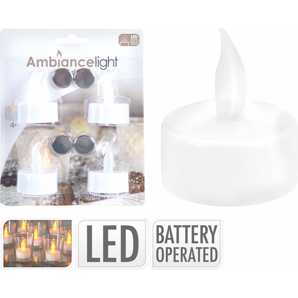 Afbeelding Cubinote THEELICHT LED SET VAN 4 door Petsplace.nl