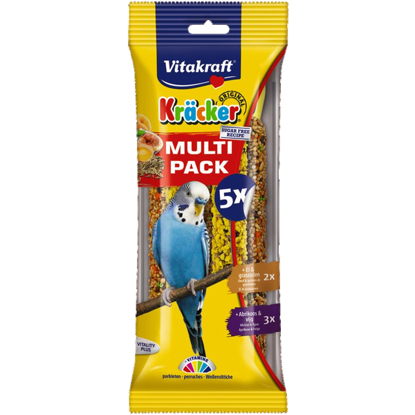 Afbeelding Vitakraft Parkiet Kräcker Voordeelpak - Vogelsnack - 5 stuks door Petsplace.nl