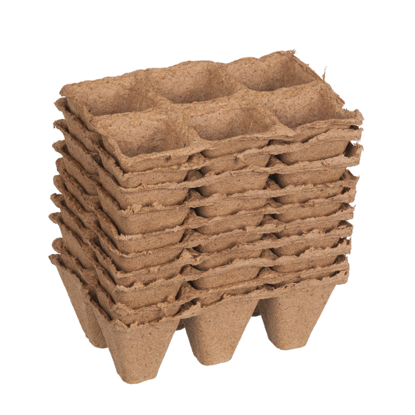 Nature Turfpottrays 15x10x5 cm - Kweekbenodigdheden - 6 stuks