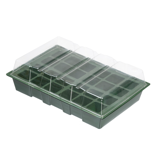 Afbeelding Nature Kweekbakset - Kweekbakken - 23.5x35x10.5 cm Groen Transparant 4 stuks door Petsplace.nl