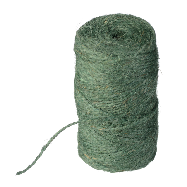 Nature Jute Touw Groen - Klim-En Geleide Artikel - 7x7x6 cm 90 M