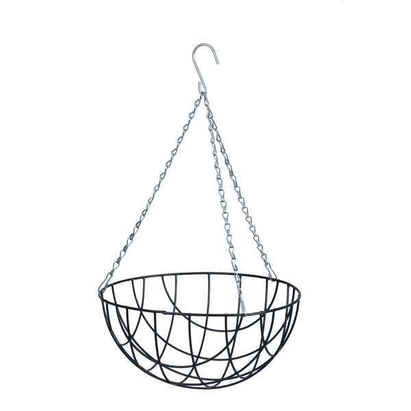 Nature Hanging Basket - Ophangen En Haken - 30x30x15.4 cm Grijs