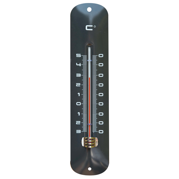 Nature Muurthermometer - Thermometer - Antraciet