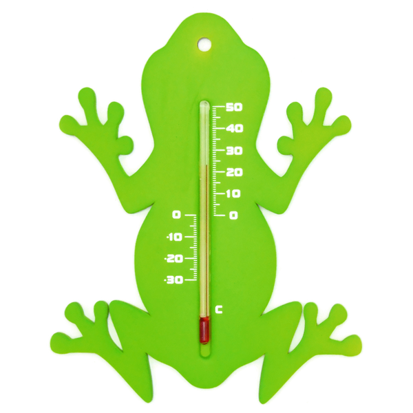 Nature Muurthermometer - Kikker - Thermometer - Groen